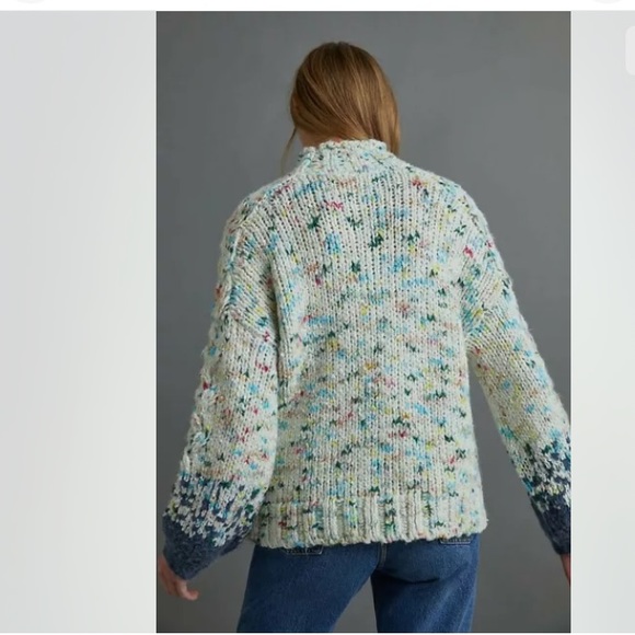 NWT Gaia Sweater Blue Motif Size S. - Picture 2 of 16